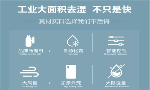工業生產車間用除濕機